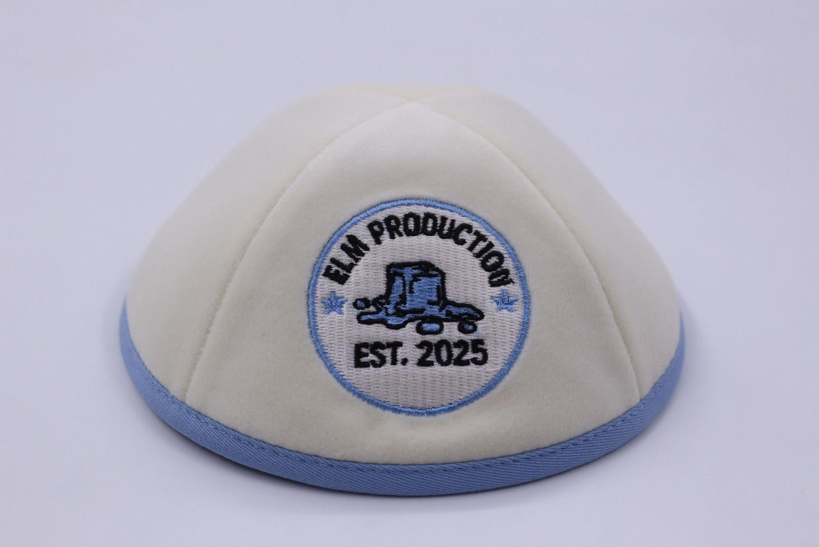 White Shabbat Kippah